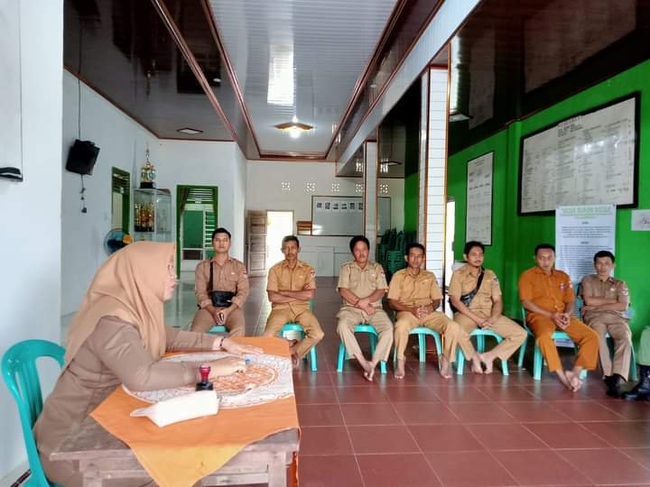 Pemerintah Desa Gedung Boga Laksanakan Apel Rutin